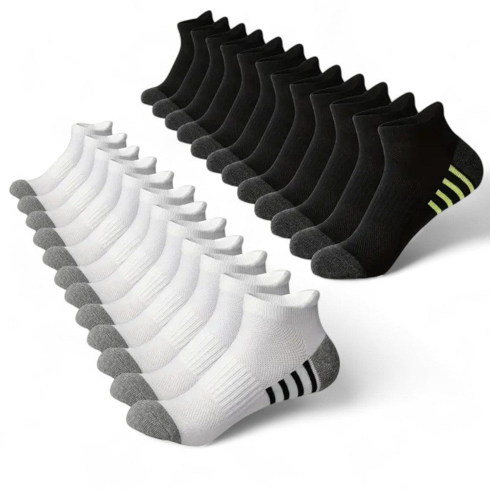 12/24er Pack MaxSox Herren Socken Atmungsaktiv Bequem und Langlebig