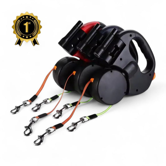 Duo Anti-Tangle Leash PetSafe Walk – Doppelleine für Haustiere ohne Verheddern, Sicher & Bequem